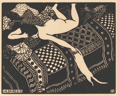 Preguiça Preguiça, 1896. de Félix Vallotton