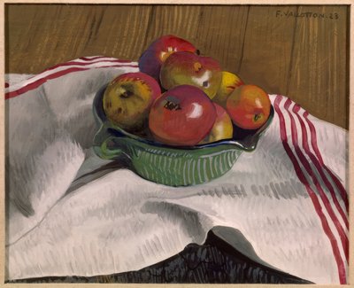 Stillleben mit Äpfeln von Félix Vallotton