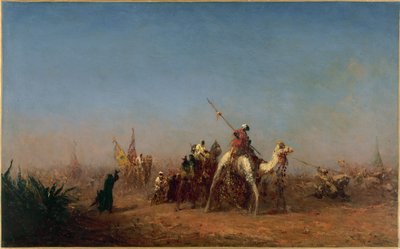 Caravana a caminho de Meca, entre 1880 e 1885 (óleo sobre tela) de Félix Ziem