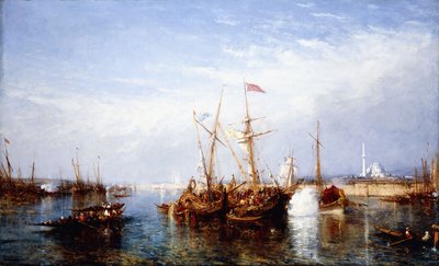 O Corno de Ouro, Constantinopla, de Félix Ziem