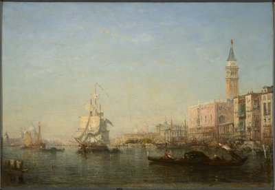 O Grande Canal, Veneza de Félix Ziem