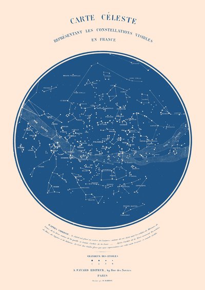 Carta Celestial - ASTER EDITION, 2022 (digital) de Florent Bodart