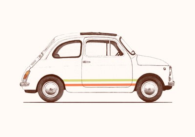 Cinquecento, 2023 (lápis e digital) de Florent Bodart