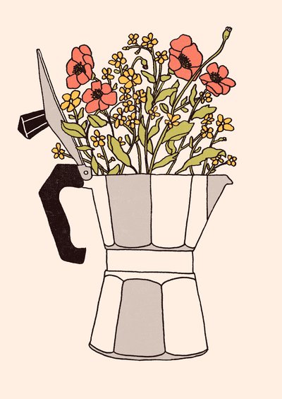Moka Flowers, 2019 (digital) de Florent Bodart