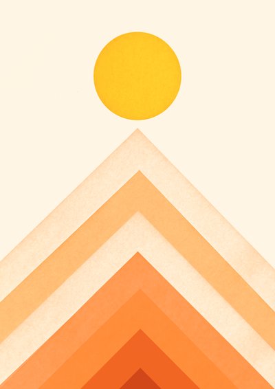 Paisagem da montanha 3 de Florent Bodart