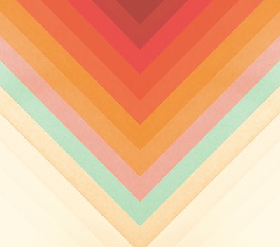 Chevrons arco-íris, 2020 (digital) de Florent Bodart