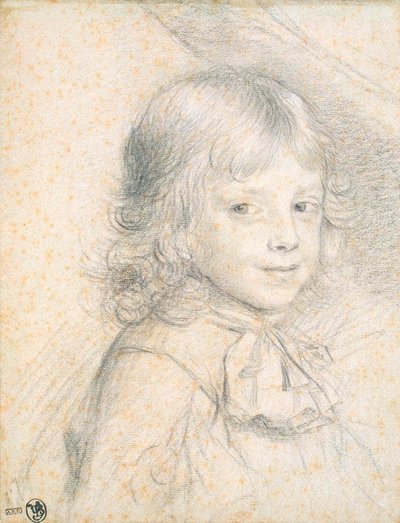 Retrato de Filipe de Saboia quando criança, 1660-1670. de Florent de La Mare Richart