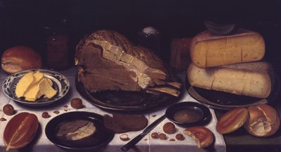 Café da manhã, 1615-1620 de Floris Gerritsz van Schooten