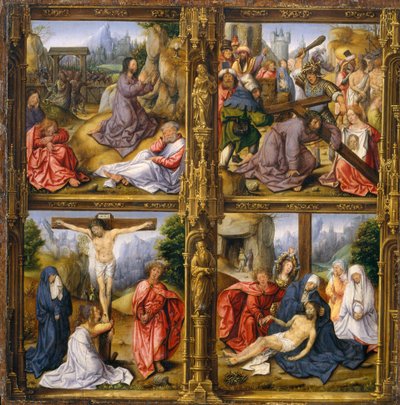 Quatro Cenas da Paixão. de Follower of Bernard van Orley