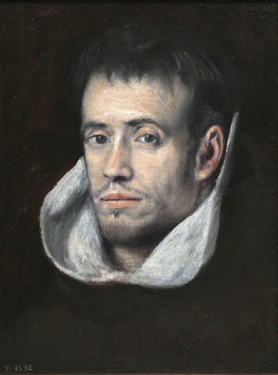 Retrato de um frade dominicano (ou trinitário) de Follower of El Greco