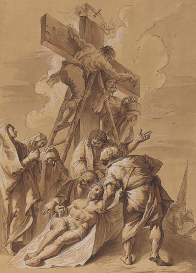 A Deposição de Follower of Francesco Fontebasso