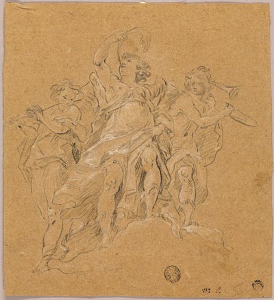 Músicos de Anjos de Follower of Francesco Monti
