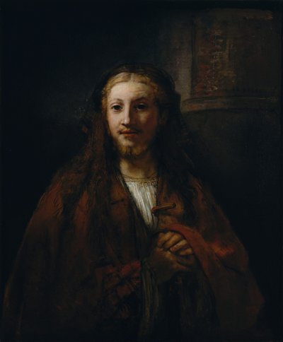 Cristo com uma equipe. de Follower of Rembrandt