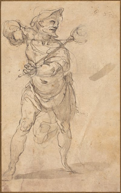 Um atormentador com pinças de Follower of Taddeo Zuccaro