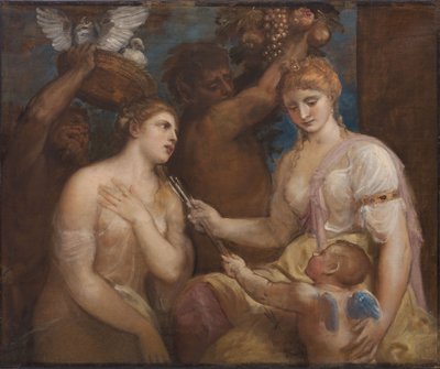 Alegoria de Vénus e Cupido de Follower of Titian