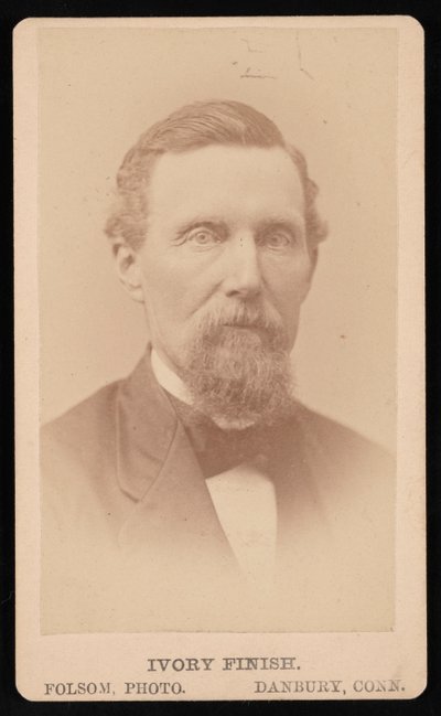 Retrato de B.B. Kellogg, antes de 1876. de Folsom Photo
