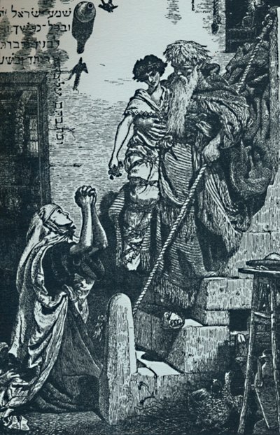 Elias e o filho das viúvas, c1840-1890, 1923 de Ford Madox Brown
