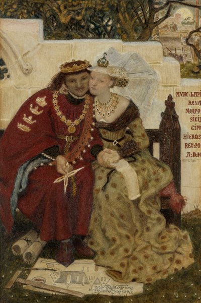 Lua de Mel do Rei René de Ford Madox Brown