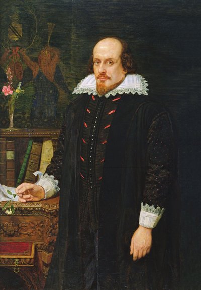 Retrato de William Shakespeare 1564-1616, 1849 de Ford Madox Brown