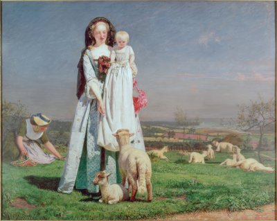 Pretty Baa-Lambs de Ford Madox Brown