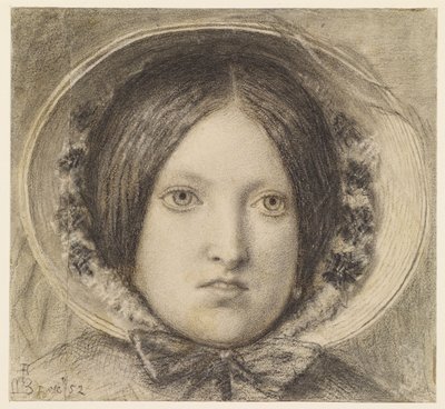 O Último de Inglaterra - Retrato de Emma Hill de Ford Madox Brown
