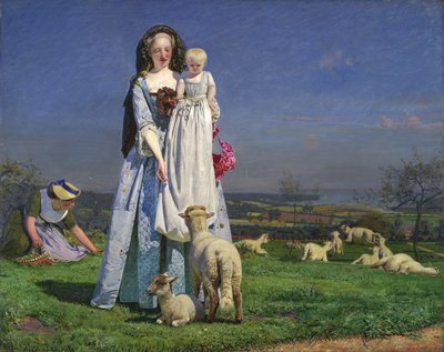 The Pretty Baa-Lambs de Ford Madox Brown