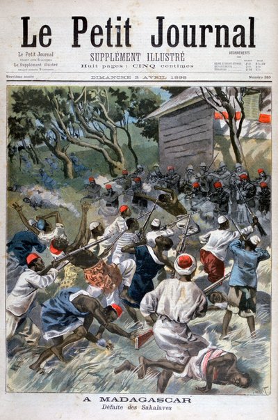 Derrota do Sakalava, Madagascar, 1898 de Fortuné Méaulle