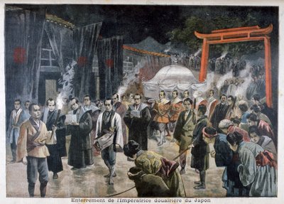 Funeral da Imperatriz viúva do Japão, 1897 de Fortuné Méaulle