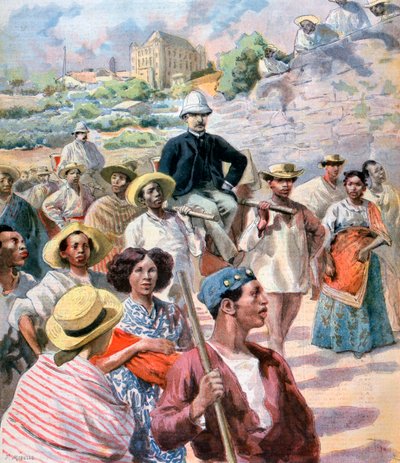 M le Myre de Vilers em Madagascar, 1894 de Fortuné Méaulle