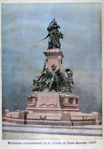 Monumento à defesa de St Quentin, 1557, 1896 de Fortuné Méaulle