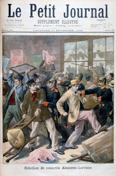 Rebelião dos recrutas de Alsaciens-Lorrains, 1896 de Fortuné Méaulle