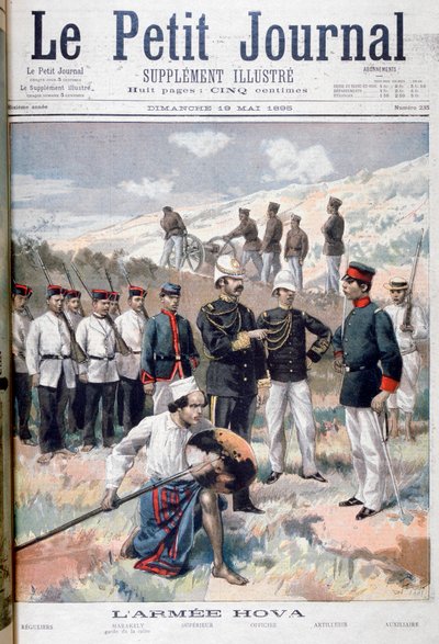 O exército Hova, Madagascar, 1895 de Fortuné Méaulle