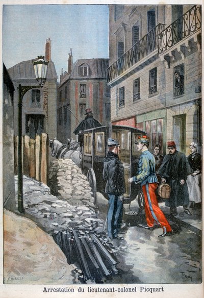 A prisão do tenente-coronel Picquart, 1898 de Fortuné Méaulle