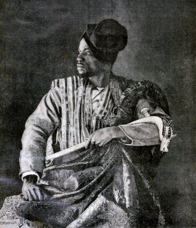 O principal enviado de Daomé para o rei Behanzin em Paris, 1893 de Fortuné Méaulle