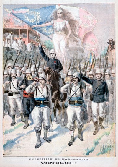 Vitória !!, intervenção francesa em Madagascar, 1895 de Fortuné Méaulle