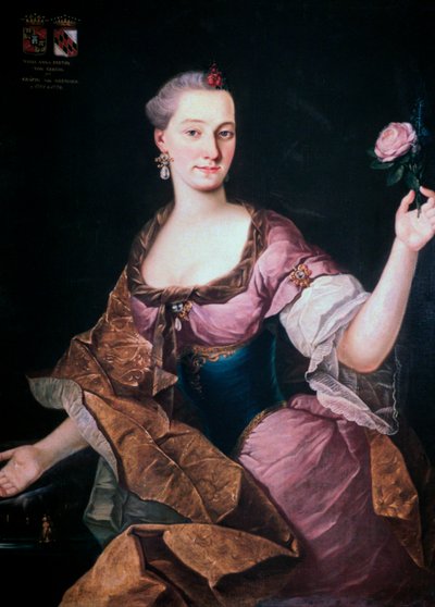 Maria Anna Freyin Von Erberg, Lubliana, c1741-1769 de Fortunat Bergant