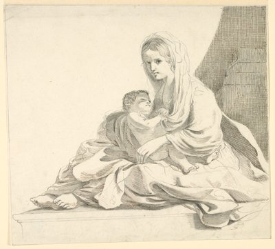 mulher com filho de Fortunato Duranti