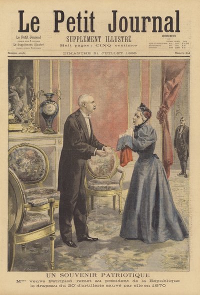 Uma lembrança patriótica de Fortune Louis Meaulle