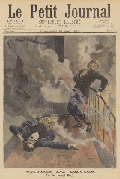 Uma vítima do dever: Tenente Kock de Fortune Louis Meaulle