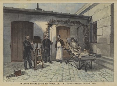 Um, jovem, corte, em, pedaços de Fortune Louis Meaulle