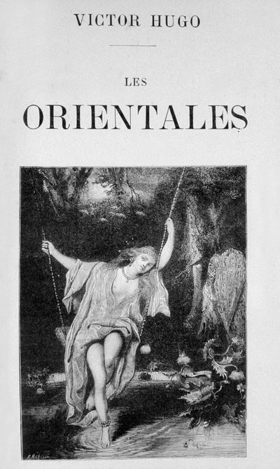 Capa do livro "Les orientales" de Victor Hugo de Fortune Louis Meaulle