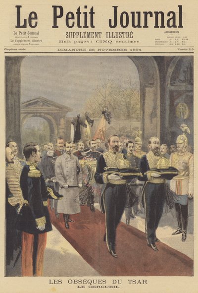 Funeral do czar Alexandre III da Rússia de Fortune Louis Meaulle