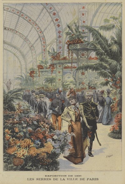 Estufas da cidade de Paris, Exposição Universelle, 1900 de Fortune Louis Meaulle