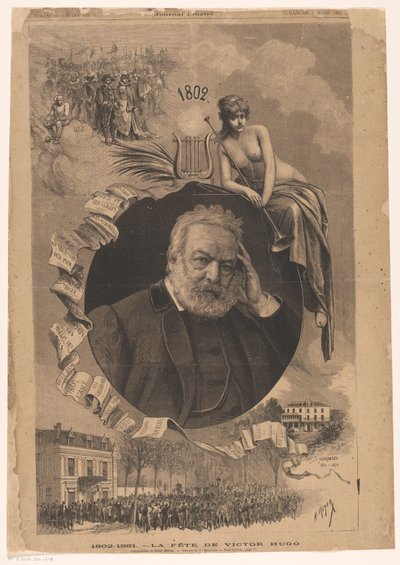 Portret de Victor Hugo 1802-1881 Victor Hugo