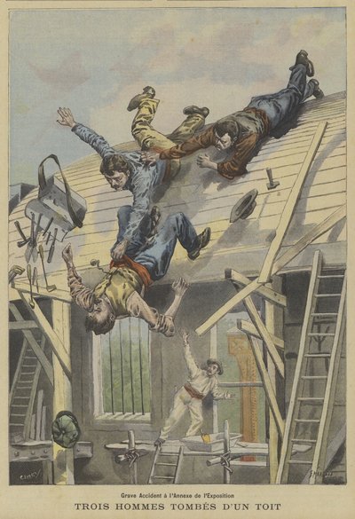 Acidente grave no site da Exposição Universal de 1900, Paris de Fortune Louis Meaulle