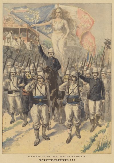 A expedição francesa a Madagascar. Vitória! de Fortune Louis Meaulle