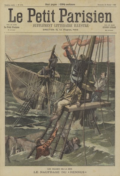O naufrágio do Rennus de Fortune Louis Meaulle