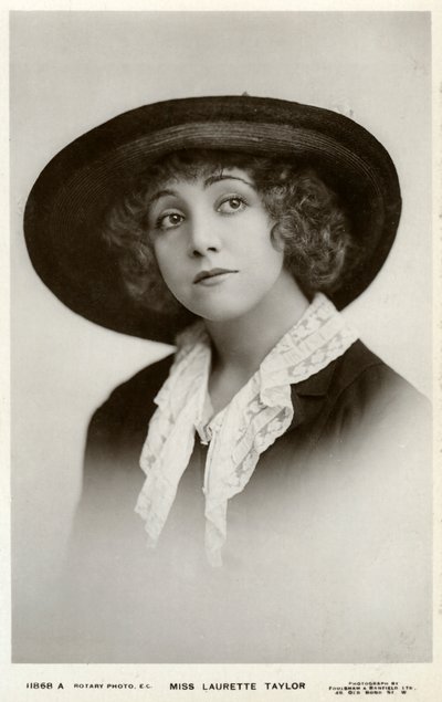 Laurette Taylor, atriz americana, c1905-c1919. de Foulsham and Banfield