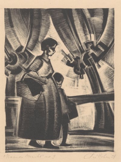 Para o mercado (título original no objeto) de Fré Cohen (signed by artist)