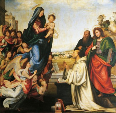 Aparição da Virgem a São Bernardo de Fra (1472 1517) Bartolomeo